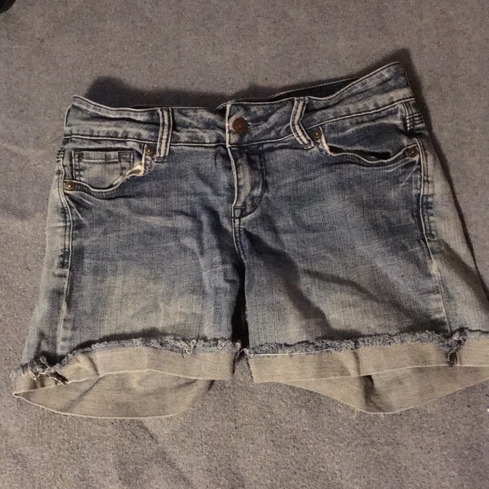 Denim shorts